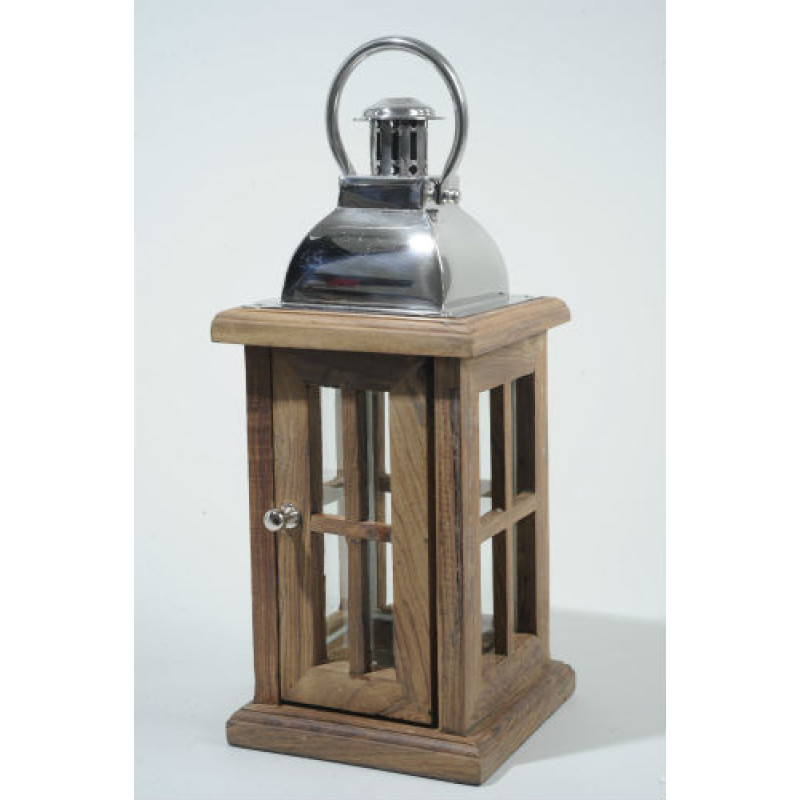 Sheesham Wood Lantern by Decoris