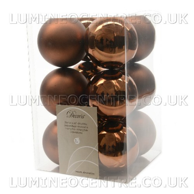 Pack of 12  6cm Shatterproof Baubles