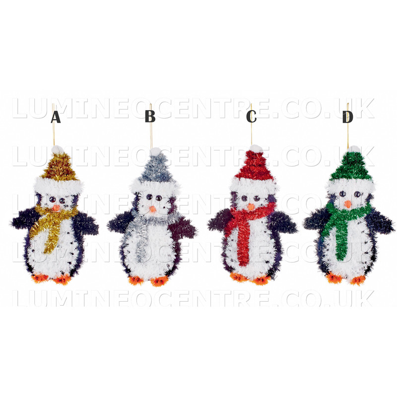 Premier 16cm Tinsel Penguin