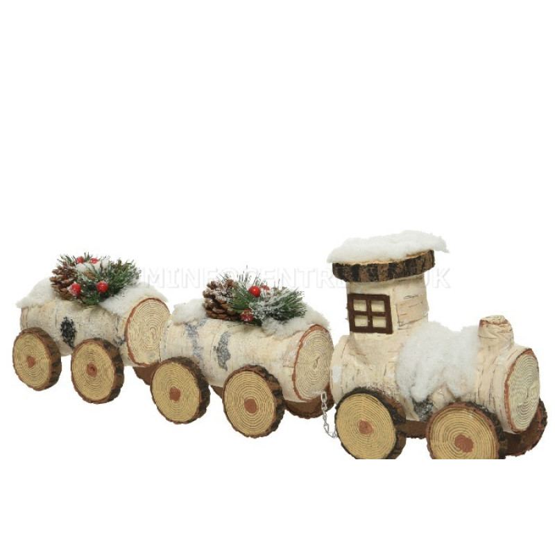 Train and 2 Wagons Decoration