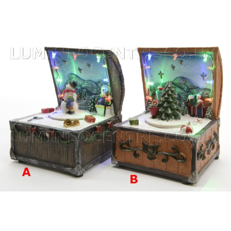 Lumineo LED Mechanical Christmas Trunk