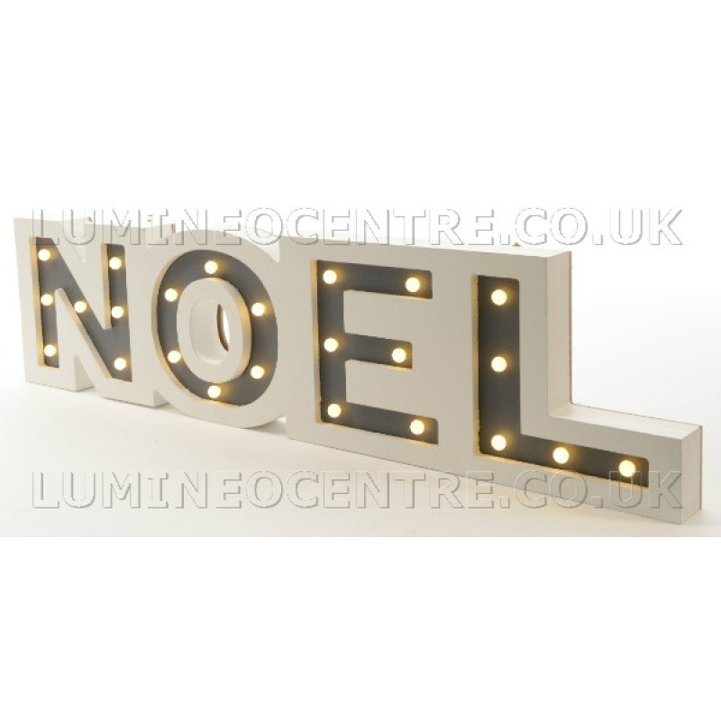 Lumineo Wooden LED Noel Frame 