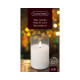 Lumineo LED Flicker Flame Wax Candle in a Glass