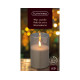 Lumineo LED Flicker Flame Wax Candle in a Glass