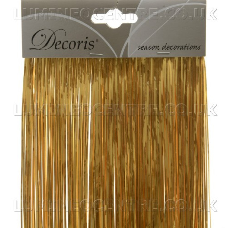 Decoris Intense Gold Coloured Shiny Lametta Tinsel