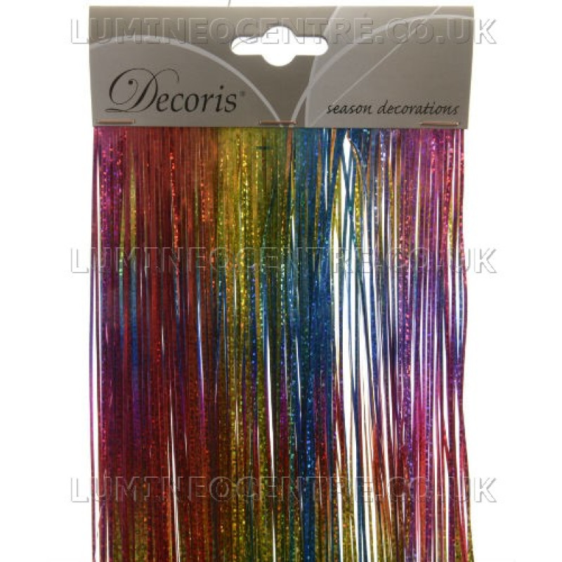 Decoris Multicoloured Shiny Lametta Tinsel