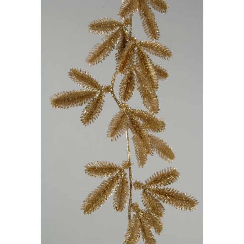 Lumineo Gold Glitter Pine Garland