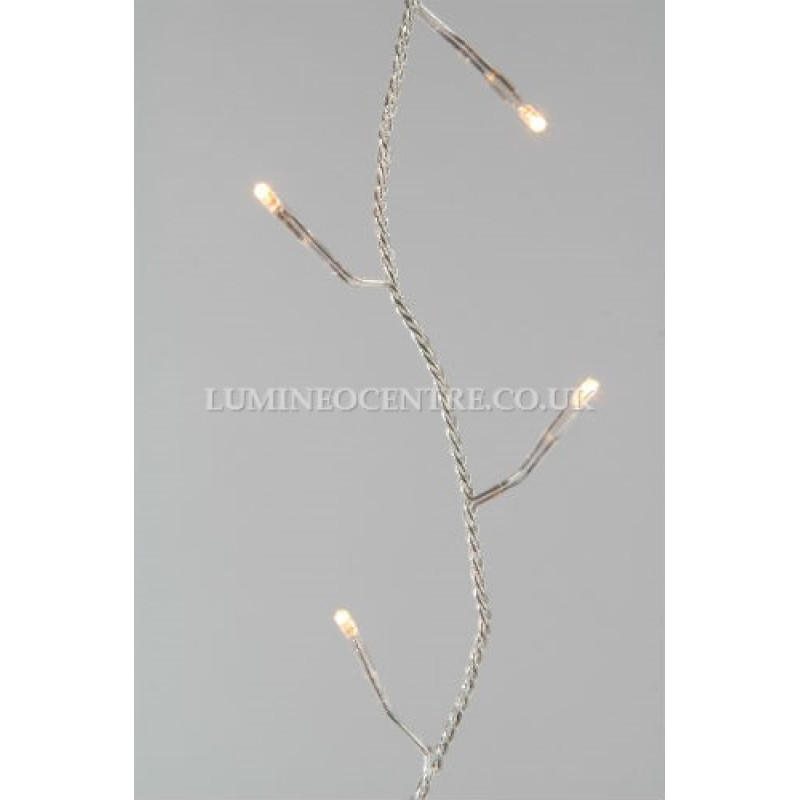 Lumineo 6m 80 LED Warm White Twinkle Lights Indoor and Outdoor