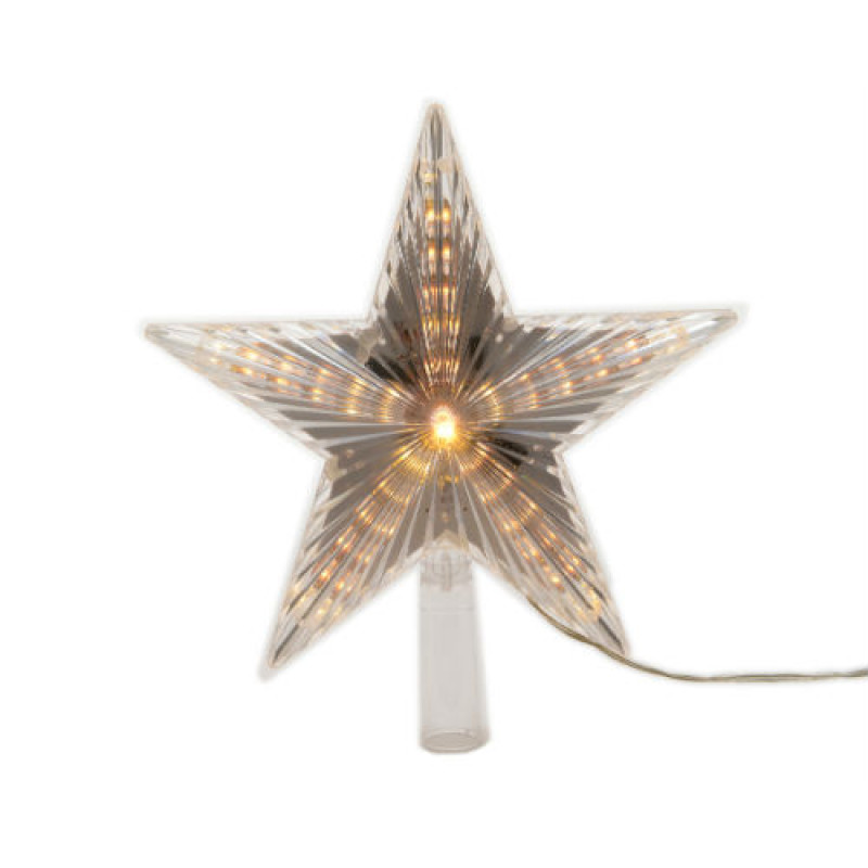 Lumineo Tree Top Star with Warm White LED's