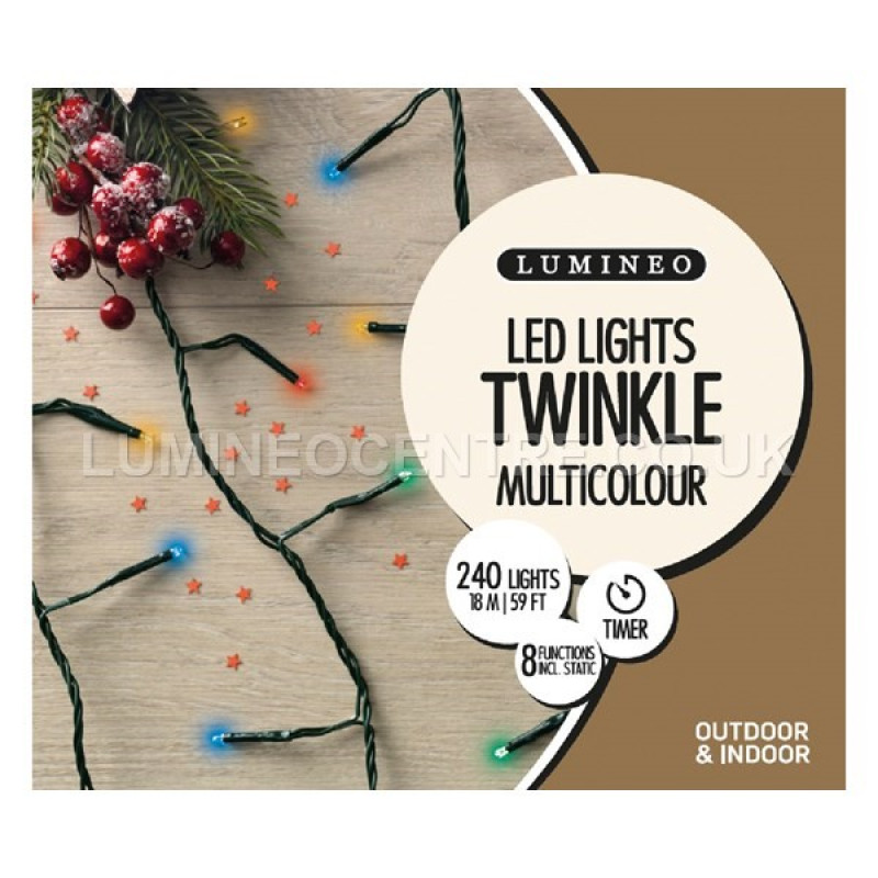 Lumineo 240 LED Indoor/Outdoor Christmas Lights