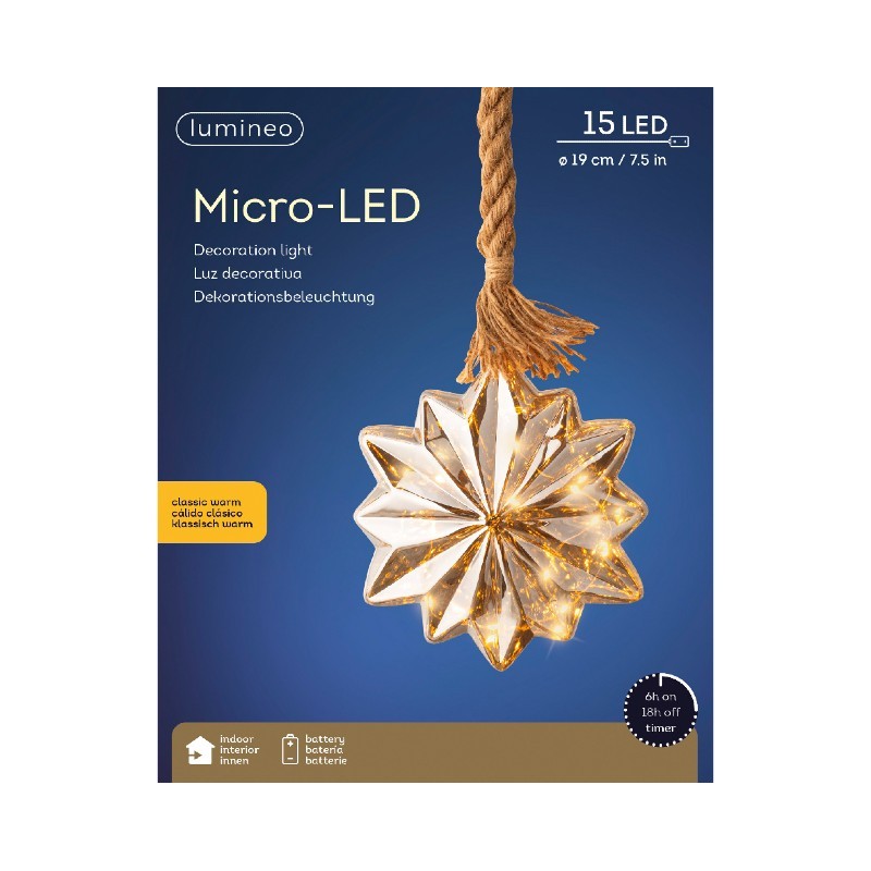 Lumineo Micro LED Hanging Flower Light