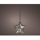 Lumineo Anthracite Subtle Light Hanging Glass Star