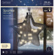Lumineo Anthracite Subtle Light Hanging Glass Star