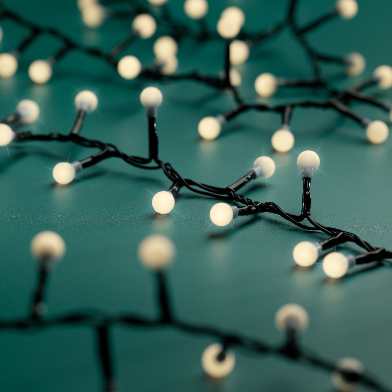 Lumineo 500 LED Compact Twinkle Cherry Lights