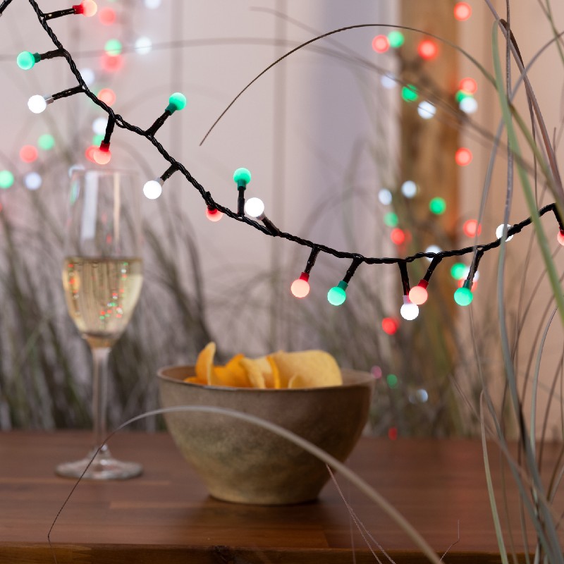 Lumineo 500 LED Compact Twinkle Cherry Lights