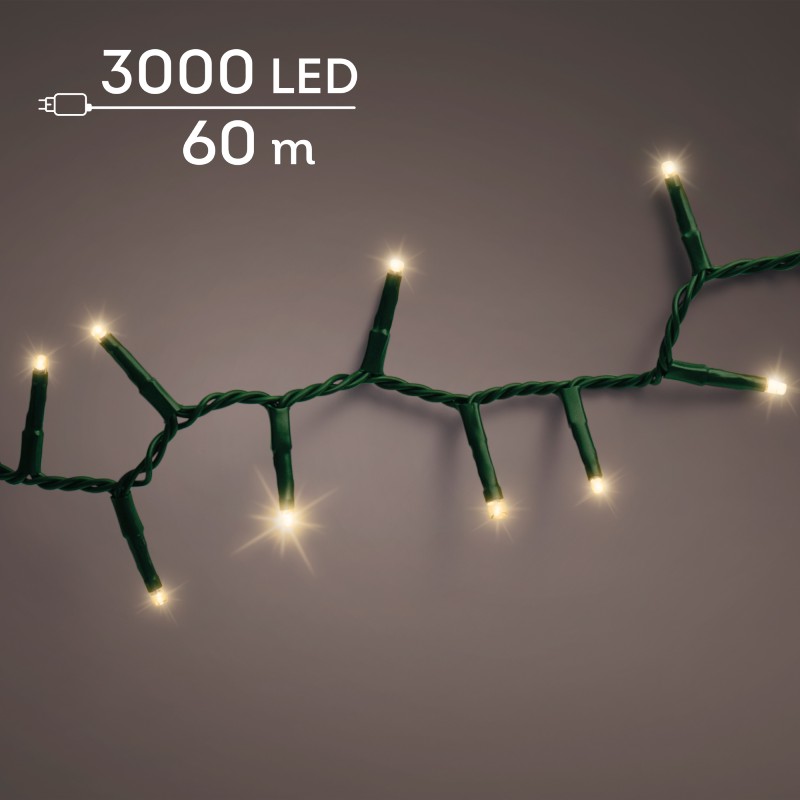 Lumineo 3000 LED Compact Timer Twinkle Lights