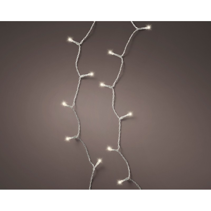 Lumineo Durawise 48 Warm White LED Clear Wire Battery Operated Outdoor Lights