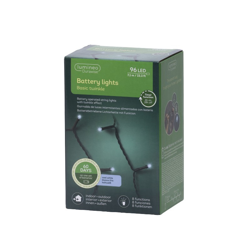 Lumineo Durawise 96 LED Battery Operated Outdoor Lights