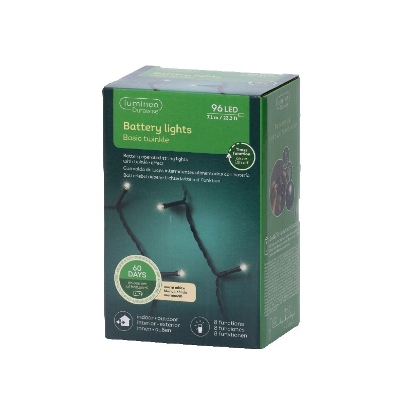 Lumineo Durawise 96 LED Battery Operated Outdoor Lights