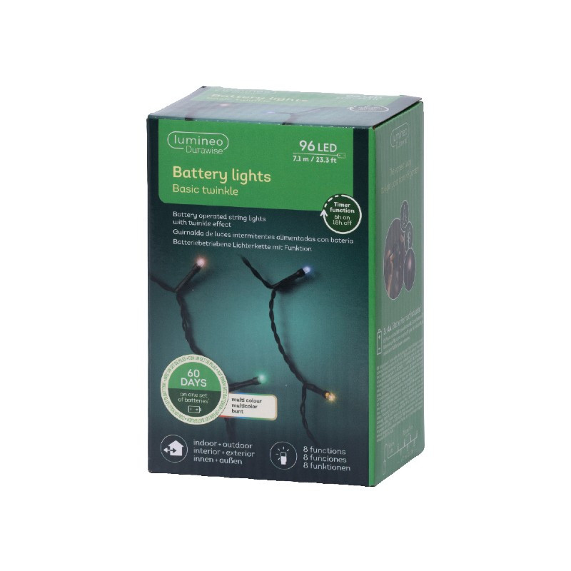 Lumineo Durawise 96 LED Battery Operated Outdoor Lights