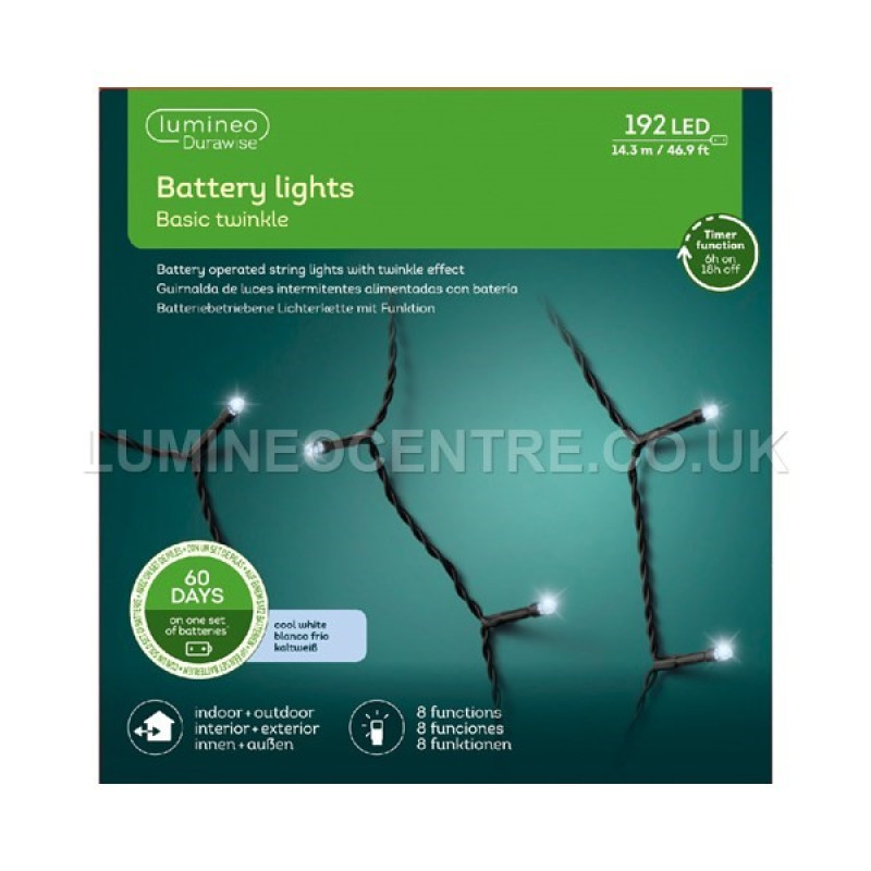 Lumineo Durawise 192  LED Battery Operated Outdoor Lights