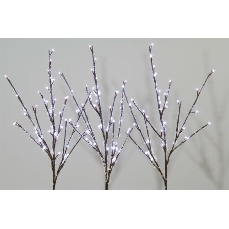 Lumineo 96 Cool White LED Snowy Branch Lights