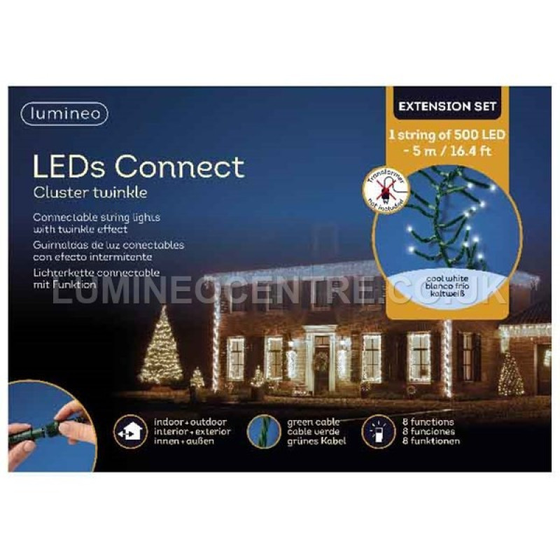 Lumineo LED's Connect 500 LED Cluster Light Extension Set 2019 Onwards