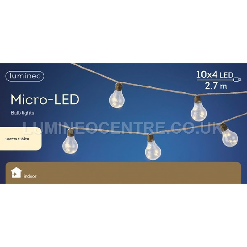 Lumineo Warm White Micro LED Bulb Lights