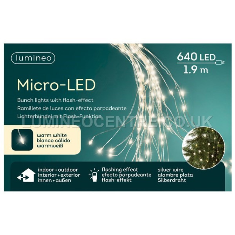 Lumineo 640 LED Flashing Micro Bunch Lights