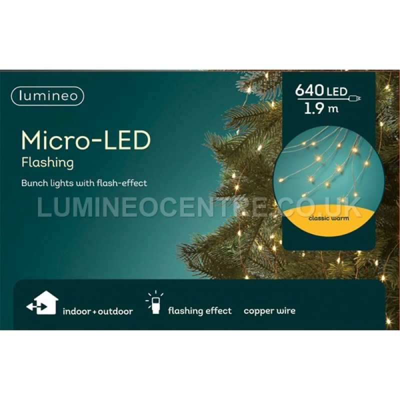 Lumineo 640 LED Flashing Micro Bunch Lights