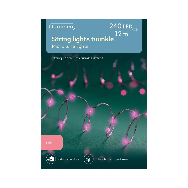 Lumineo 12m 240 Micro LED Twinkle Lights