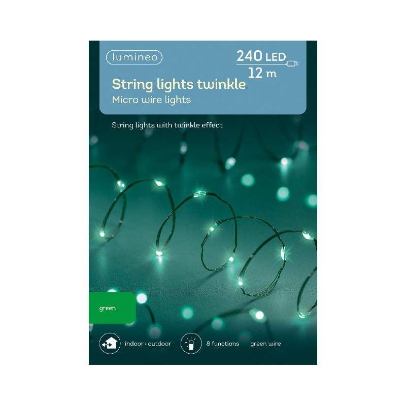 Lumineo 12m 240 Micro LED Twinkle Lights