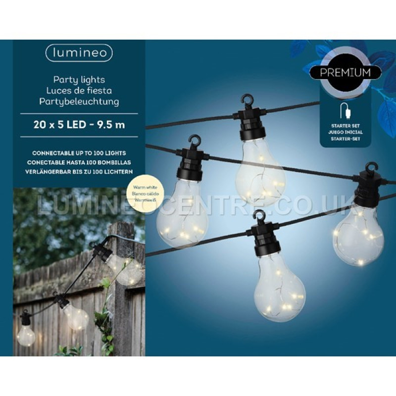 Lumineo Micro LED Premium Connectable  Party Light Starter Set