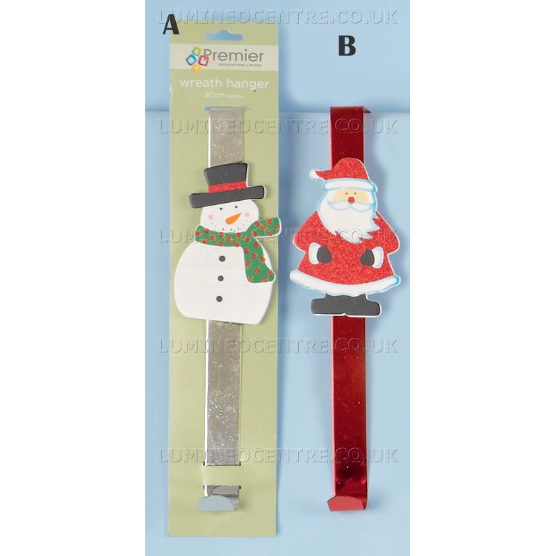 Premier Santa or Snowman Wreath Hangers