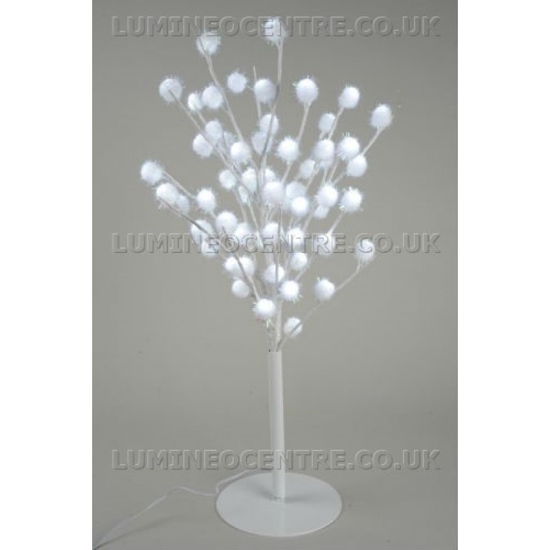 Lumineo Cool White LED Snowball Tree