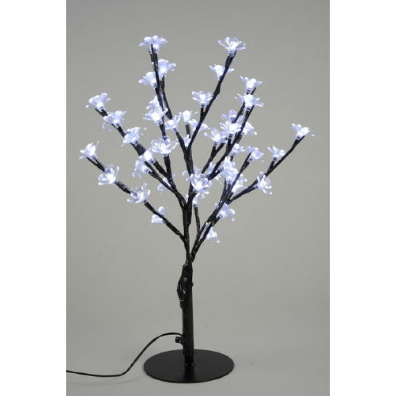 Lumineo 45cm LED Pre-lit Outdoor Blossom Christmas Tree