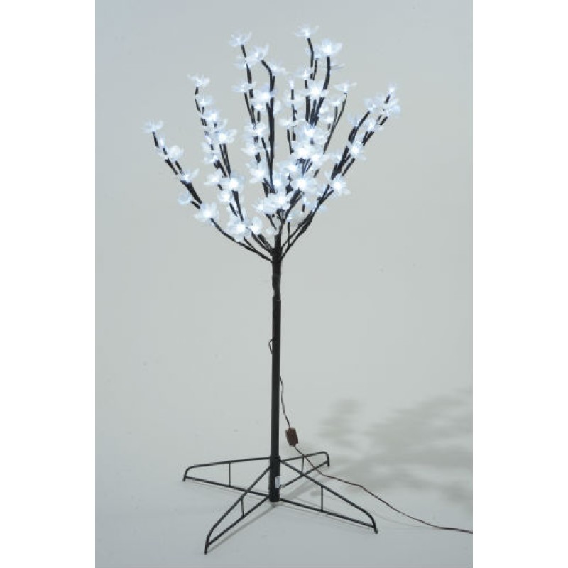 Lumineo 90cm LED Pre-lit Outdoor Blossom Christmas Tree