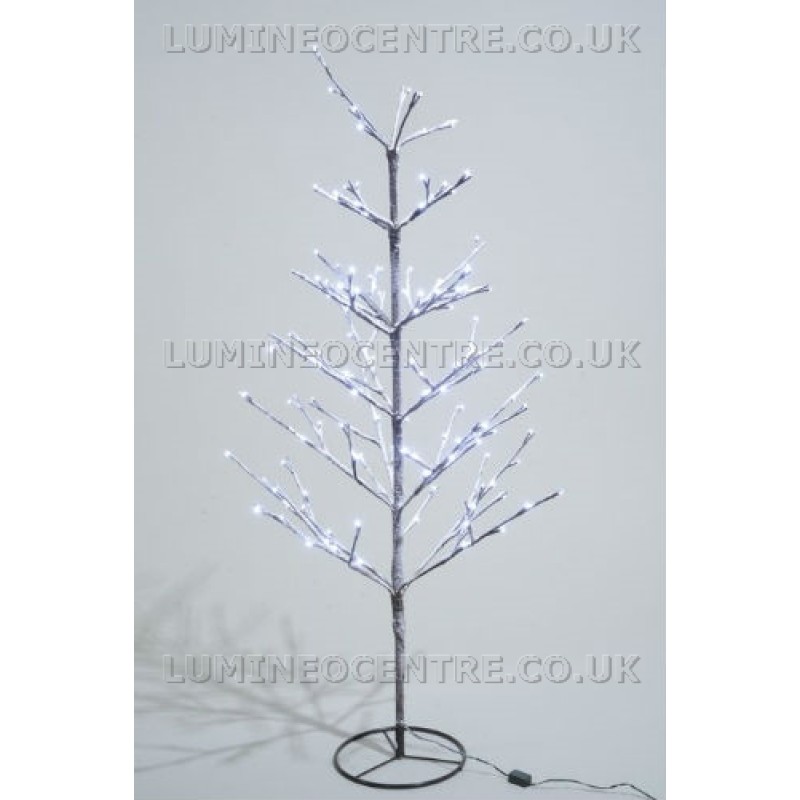 Lumineo Cool White 160 LED 120cm Snowy Christmas Tree Indoor or Outdoor Use