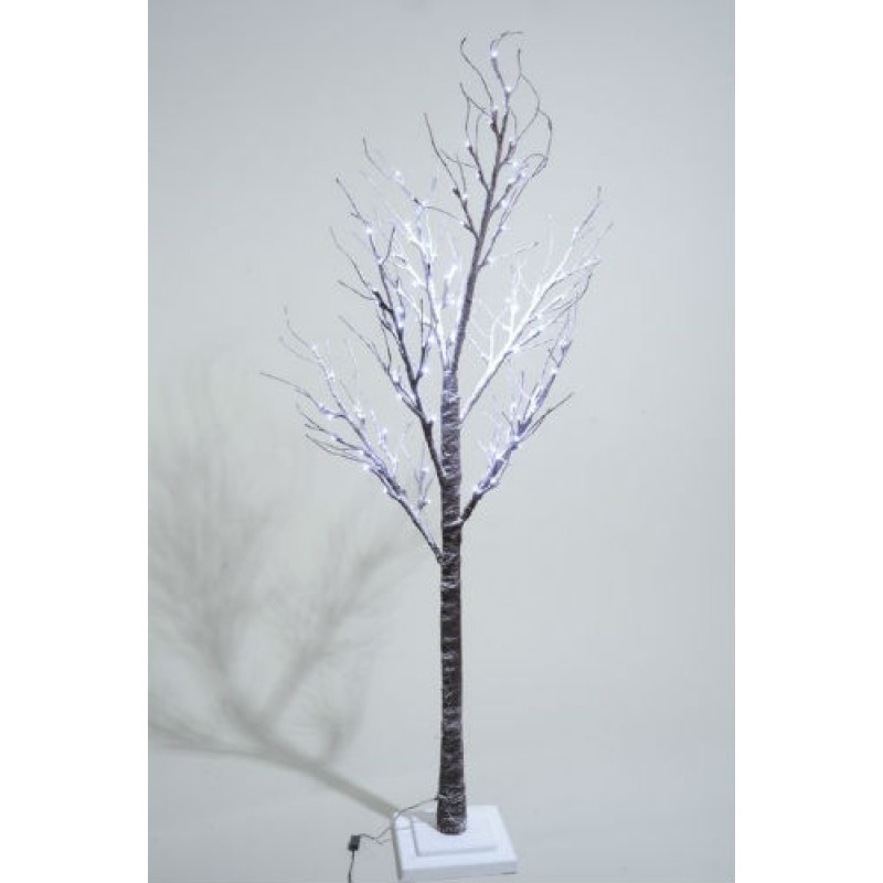 Lumineo 160cm LED Pre-lit Snowy Christmas Tree SUITABLE FOR OUTDOOR USE