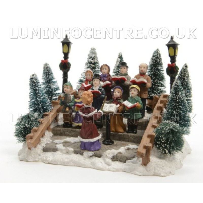 Lumineo Miniature Carol Singing Figure