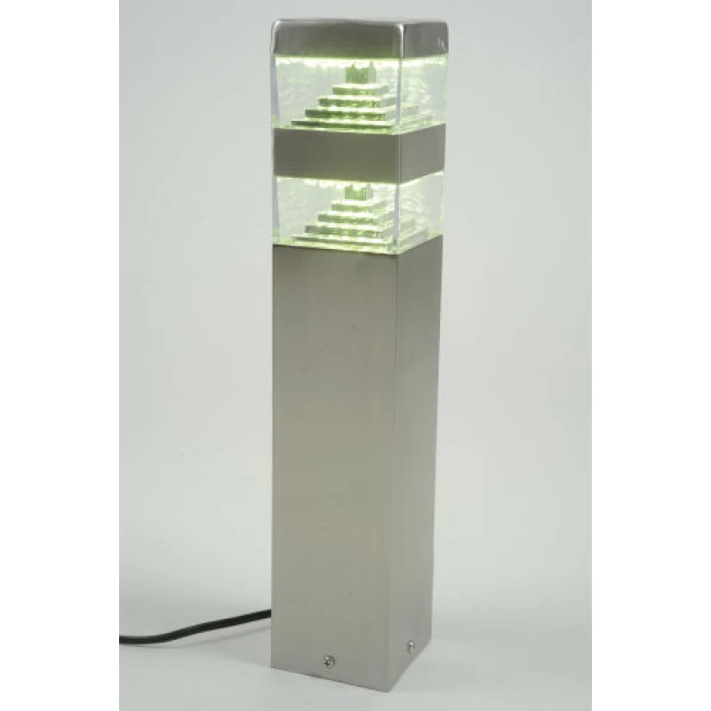 Lumineo 60cm Stainless Steel LED Square Garden Light Post Lumineo 60cm Stainless Steel LED Square Garden Light Post