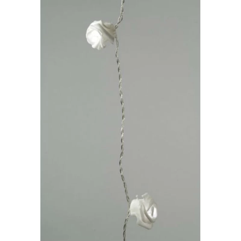 Lumineo 32 Cool White LED Rose Garland Lumineo 32 Cool White LED Rose Garland
