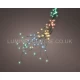 Lumineo 2.1m 672 LED Micro Static Sparkle Tree Lights